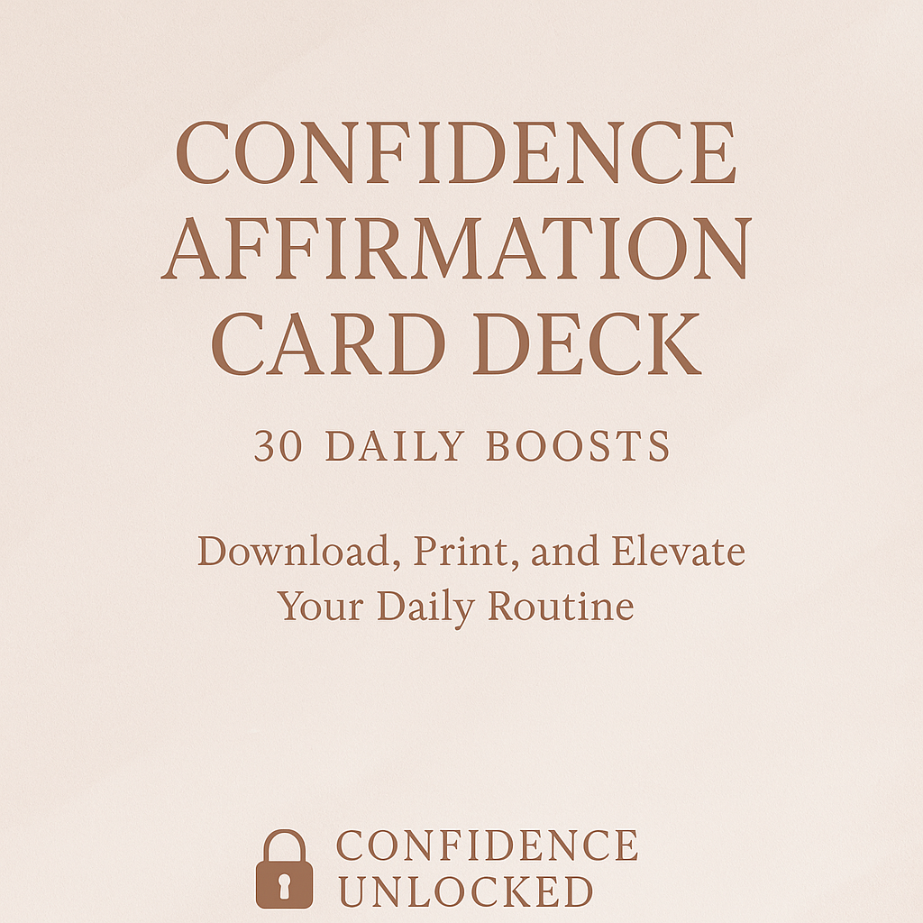 Resources / Freebies / Downloads Confidence Unlocked(02)